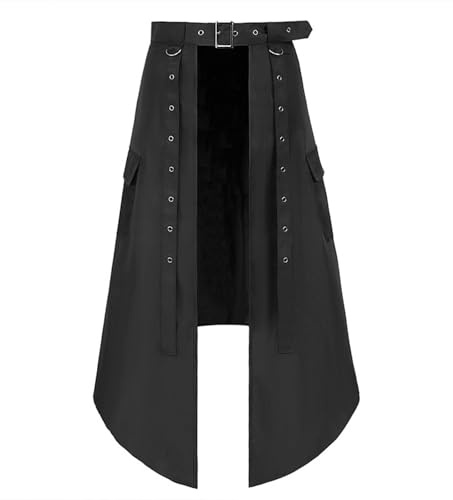 FQLGJMY Dam medeltida viktoriansk volangkjol renässans gotisk steampunk pirat höga låga kjolar halloween cosplay kostym