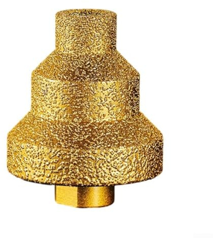 Punta da trapano a gradini con scanalatura dritta per apertura del foro in metallo, legno e marmo, dimensioni 20/35/50 mm, inclusa asta filettata M10 per stabilità e precisione (modello standard)