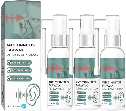 Hörselåterhämtningssprej, med naturliga och skonsamma ingredienser, fräschar upp och rengör, hjälper hörseln, tar bort öronvax, lämplig för både män och kvinnor.