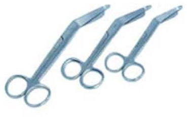 1 x Behrend Ciseaux à pansement Lister Ciseaux, Ciseaux, Ciseaux, Ciseaux d'Infirmière de sauvetage, pavés, Lister 14–18 Cm