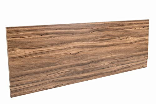 NRG Walnut Effect 1700mm Moisture Resistant Wood MDF Front Bath Panel for Bathroom Soaking Bathtub