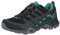 adidas Damen Terrex Swift R2 Gore-TEX Hiking Shoes Wanderschuhe, Core Black/Blue Oxide/Acid Mint, 40 EU
