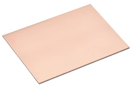 YOKIVE 6pz PCB Rame Rivestito Scheda, FR4 Singolo Lato Vuoto Circuito Schede, Ottimo per Elettronica Hobby, Incisione, Circuito Progetti (100mmx70mmx1.5mm)
