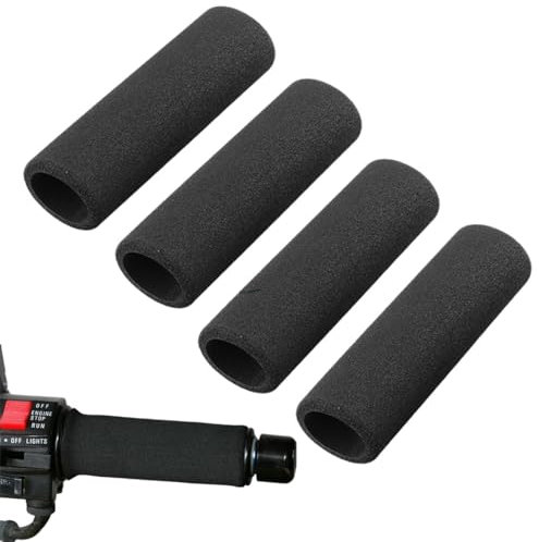 RAXLUPO 4 Stücke Griffüberzieher Komfort Motorrad Lenkergriffe 32-37 mm Schaumstoff mit Leichter Montage Anti Vibration für Mountainbike