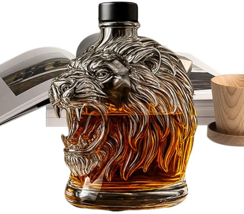 Whisky Carafe, Decanter Di Whisky Con Carafe Spirituosen-decanter Cognac Liquore Rum Vodka - Bottiglia DiWhisky Per Uomo Alcolico Caraffa