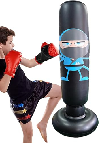 Sacchetto di punzonatura per - Giocattolo da boxe gonfiabile da 65 pollici, Borsa da boxe autoportante | Borse di punzonatura gonfiabili efficacemente stabili per le attrezzature all'aperto interior