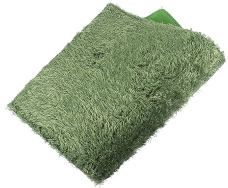 ORFOFE Reptile Fake Grass Mat Absorbent Breathable Substrate for Turtles Lizards Snakes Amphibians Comfortable Resting Pad Tortoise Supply Decorative Artificial Lawn