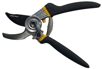 TOOLMAK Plus Forbici da Potatura Professionali, Cesoie da Giardino con Lama Affilata in Acciaio, Impugnatura Ergonomica Antiscivolo, Forbici per Rami, Rose, Bonsai e Piante, Attrezzi da Giardinaggio