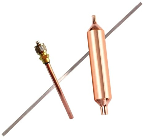 Beaupretty Filtro Disidratante per Frigorifero con Raccordo in Ottone da 1/4 Pollice, Risparmio Energetico e Prolungamento Vita Elettrodomestico per Sistemi di Raffreddamento Commerciali