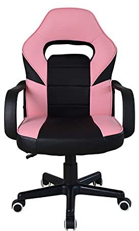 VDD Gaming Stuhl Thomas Junior - Bürostuhl Gaming-Style - höhenverstellbar - pink schwarz