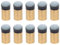 Honiwu 10PCS Screw on Pool Cue Tips, 10mm Snooker Pool Cue Tips, Billiards Pole Cue Tip Replacement for Billiards & Pool Leisure Sports & Game Room, No Glue or Other Tools Required(10mm)
