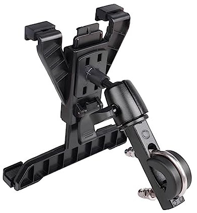 Fahrrad-Tablet-Halter,Tablet Halterung Auto,360° Drehbare Verstellbare iPad Autohalterung,Kfz Tablette Halterung,für 7–10 Zoll(Schwarz)
