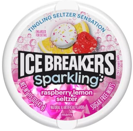 Ice Breakers Sparkling Raspberry lemon Seltzer 42g
