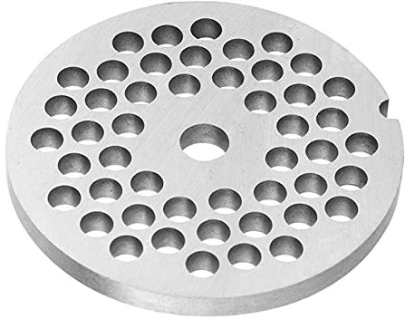 Ejoyous Fleischwolf Plattenmesser, Scheibenmesser, Lochscheibensatz, Scheibe Fleischwolf Plattenmesser, Professionelles Ersatzteil Zubehör für Mahlwerke (5mm)