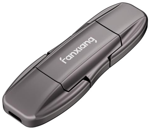 fanxiang 512GB External SSD Portatil Tipo C+A Disco Duro SSD Externo hasta 1050MB/s Unidad de Estado Sólido 512GB Memoria Externa para Escritorio Portátil Tableta MacBook iPhone 15 16 Android-FF952
