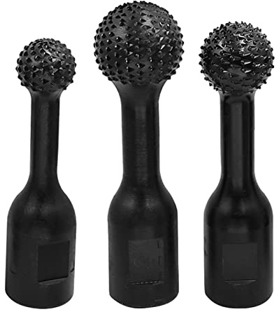 Sharplace 3 Pièces Fraise Rotative Sphérique Tête de Meulage Sphérique Fichier Rotatif Accessoire de Meuleuse à Sphère pour le Polissage, la Sculpture, le