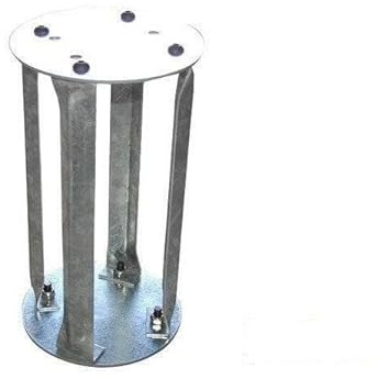 Bello Giardino Federanker 400 × 200 × 20 mm – Anker für Federwippe, verzinkter Stahl, Schraubensatz, witterungsbeständig, entspricht den CE-Normen für Spielplätze
