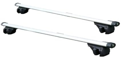 Takräcke För Bilar Taklasthållare För SUV-modell Universal 135 Cm Tvärstång Kan Bära 75 Kg Aluminiumram Bagagekorg(1.35m a pair)