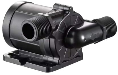 Dioche Bomba de Agua Sumergible DC 24 V 180 Grados Mini Bomba de Inmersión de bajo Ruido con Elevación de 12 M y Motor sin Escobillas - 700 L/H para Lavavajillas, Fuente, Acuario, Calentador de Agua