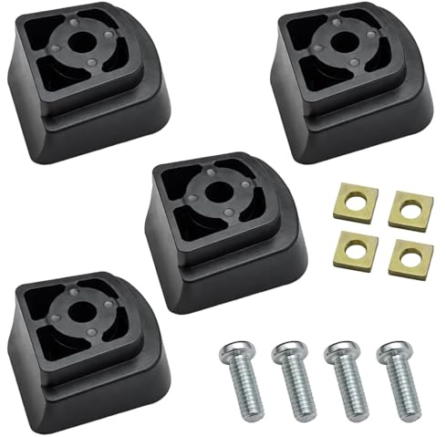 GSGFUIS Lot de 4 patins de frein universels pour rollers en ligne, butées de frein antidérapantes pour montage arrière