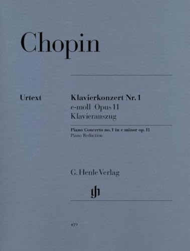 Concerto For Piano And Orchestra No 1 E Minor Opus 11