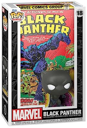 Funko Pop! Comic Cover: Marvel - Black Panther - Figura de Vinilo Coleccionable - Idea de Regalo- Mercancia Oficial - Juguetes para Niños y Adultos - Muñeco para Coleccionistas y Exposición