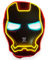 Prysm Gaming Iron Super Hero Avengers Mask Light Up LED El Wire Full Face Party Costume Dress Up, Cosplay, Halloween Trick or Treat