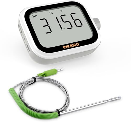 Inkbird IKT-031 digital timer äggklocka, kökstimer, uppladdningsbart, äggklocka med en stor LED-display nedräkning för bakning, matlagning, grill, studier, möte, sport