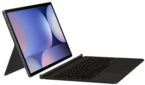 Samsung Book Cover Keyboard Custodia per tablet con tastiera per Galaxy Tab S9+ | S9 FE+ | Tab S10+, Nero