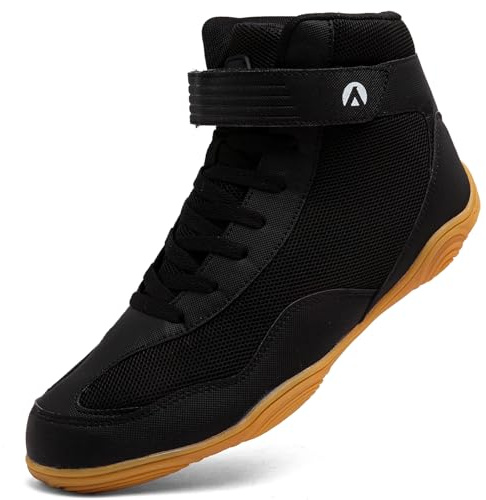 Mufanton Botas de Lucha para Hombre Zapatos de Lucha Profesional Deportivos Ligeros Zapatos de Boxeo para Entrenamiento físico Wrestling Shoes