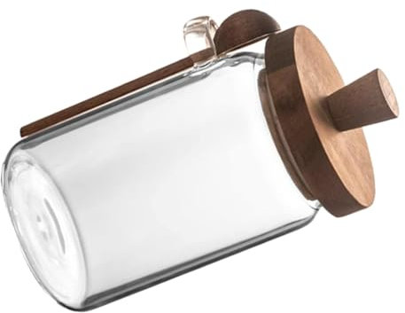 MAGICLULU Glass Coffee Bean Storage Jar Sealed Tea Canister Kitchen Storage Jars