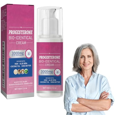 Menopause Progesteron Creme,Weibliche Wechseljahre Creme,Linderung Wechseljahre Creme,Menopause Balance Creme,Menopause-Creme zur Regulierung der Stimmung und Förderung des Schlafs,100ml