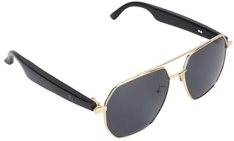 AI -Übersetzerbrille, 163 Sprachen und 98% Genauigkeit Echtzeit -Übersetzungs Sonnenbrille, IP67 wasserdichte Bluetooth -Audiogläser in Mikrofon und Lautsprecher für Musik und