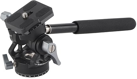 ZJchao 03S SLR-kamerahandtag Hydrauliskt Stativhuvud med Panoramadesign, Lätt Aluminiumlegering för Enkel