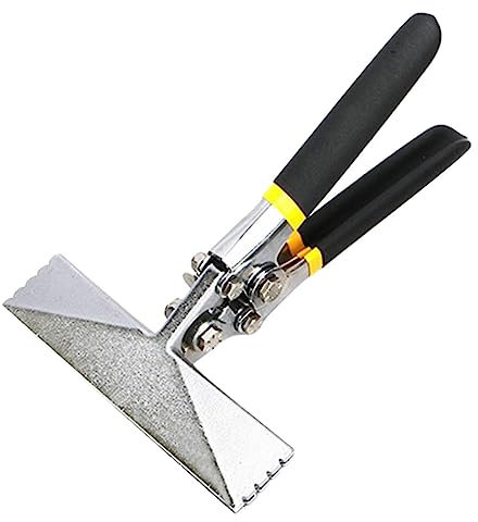 JTBDWOSK Schweißer Gripzange, Multifunktions Klappzange Elektriker Dichtkanten Breitmaul Flachbacken Gripzange Breit Schweißerzange Falzzange Gripzange Karosserie Klemmzange,150mm