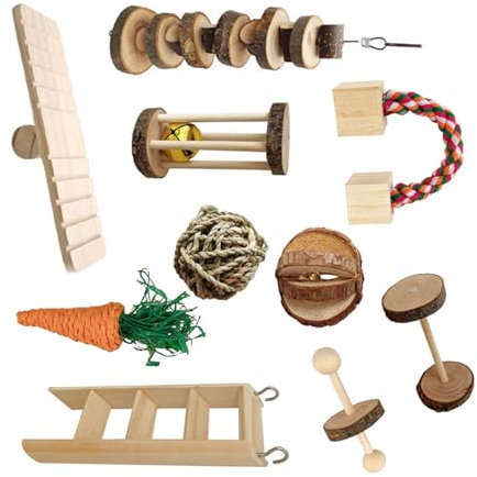 X-Institute Vogel Spielzeug Hamster Reißen Kauen Spielzeug Für Zähne Holz Block Cluster Käfig Zähne Spielzeug Haustier Knirschen Zähne Spielzeug Vogel Kauen Spielzeug Groß