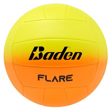 Bad Flare strandvolleyboll, volleybollboll för barn och vuxna, vattentät och hållbar, mjuk bollkänsla för att leka på stranden, poolen, fritid, strandboll för inomhus och utomhus