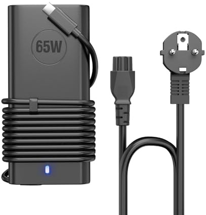 65W USB C Laddare för Dell Latitude 5540 5420 7400 5440 7440 3540 5520 7420 5430 7390 7320 5530 7430 3440 7340 5320 7410 7330 7530 ChromeBook 3100 XPS 13 Type C Fast Charger Adapter