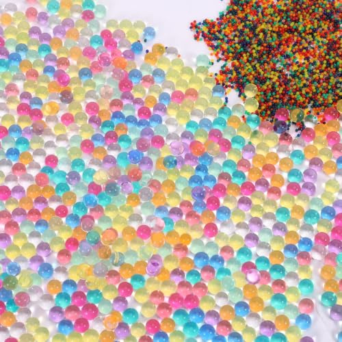 120.000 Piezas Perlas de Agua, Bolas de Gel, Coloridas como Relleno para Jarrones, Flores, Plantas, Velas Flotantes, Bodas, Navidad, Centros de Mesa, Decoración del Hogar