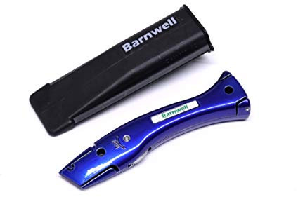 Barnwell Candy Blue Dolphin Delphin - Soporte para alfombras, mango fijo y funda