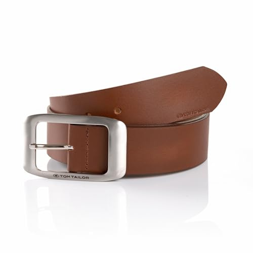 Tom Tailor Damen TTAMY Gürtel, Light Brown, 75