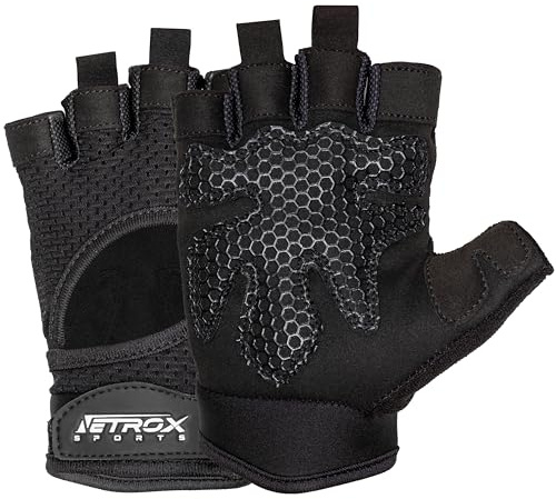 Netrox Sports atmungsaktive Sporthandschuhe mit extra Grip