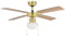 Eglo Fortaleza Ceiling Fan with Light Bronze/Wood