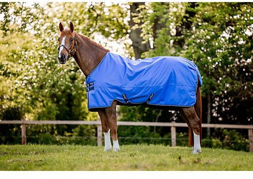 Horseware Amigo Hero 600D Ripstop lite 50g Blue/Navy Regendecke Weidedecke (155)