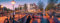Ravensburger Puzzle 12000446 - Abend in Amsterdam - 1000 Teile Puzzle für Erwachsene und Kinder ab 14 Jahren, Puzzle von Amsterdam im Panorama-Format