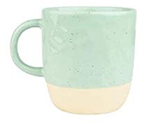 Tazze da caffè Tazza in ceramica Tazza in porcellana liscia, tazze da caffè di grande capacità da 12 OZ, tazza da tè, per ufficio e casa e caffè, tè, cacao e bevande vin brulè (Colore : Verde)