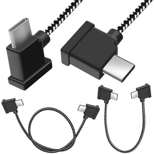 Xiatiaosann Cavo telecomando da USB C a USB C per DJI Mavic 3, Air 3S/3/2/2S, Neo, Mini 4K/2 SE/3/4 Pro, RC a tablet o telefono OTG Cavo di prolunga dati (connettore di tipo C)
