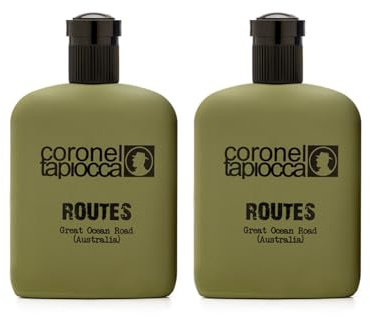CORONEL TAPIOCCA - Australia 2 x 75 ml, Pack 2, Colonia Hombre, Perfume Formato Spray, Eau de Toilette Natural y Masculina, Aroma Frutal Amaderado, Fragancia Fresca y de Larga Duración