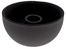 Storefactory - Lindatorp - Kerzenständer, Kerzenschale - Keramik - Schwarz / Anthrazit - Maße (ØxH): 10 x 5 cm