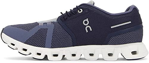 ON Herren Cloud 5 Combo Textile Synthetic Ink Metal Trainer 40.5 EU